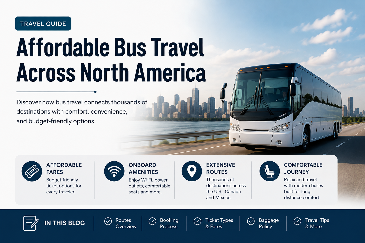 Affordable Bus Travel Across North America